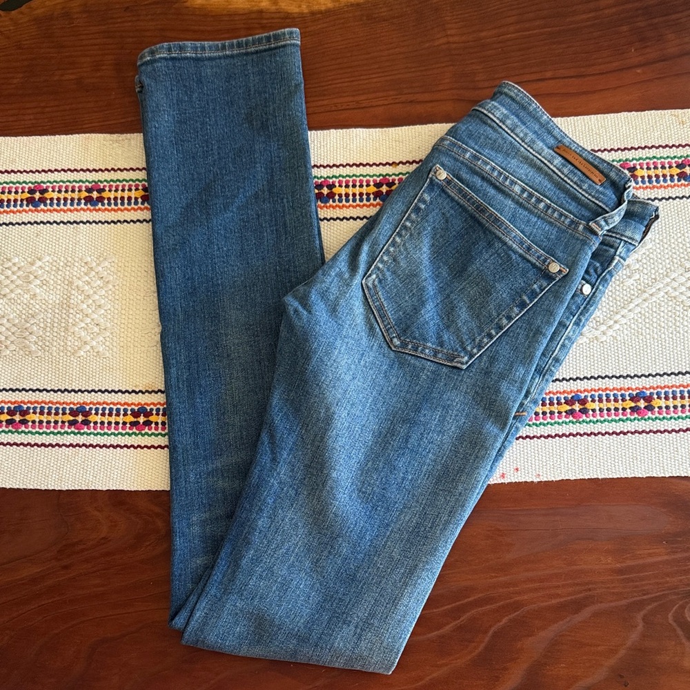Pilcro and the Letterpress Women's Skinny Jeans in Denim Blue